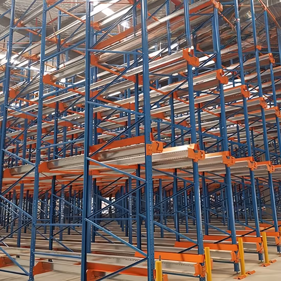 Steel Reinforced Structure Warehouse Boltless Rivet Drive in Storage Wire Shelving