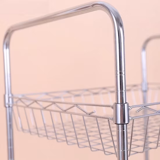 China Hot Selling Wlt C18 Heavy Duty Chrome Storage Display Rack Wire Shelving