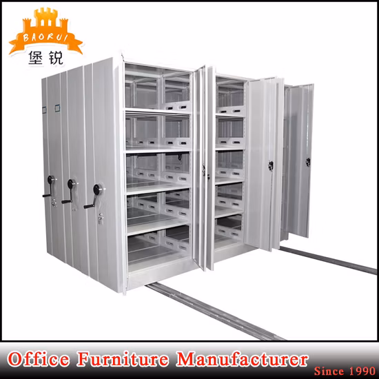 School Library Use Metal Mobile Compactor Shelving