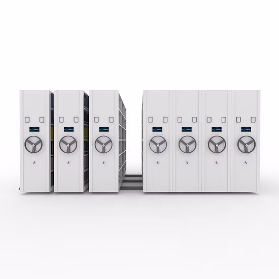 File Compactor Steel Mobile Compactor Library Book Shelf Storage Smart Mobile Shelving